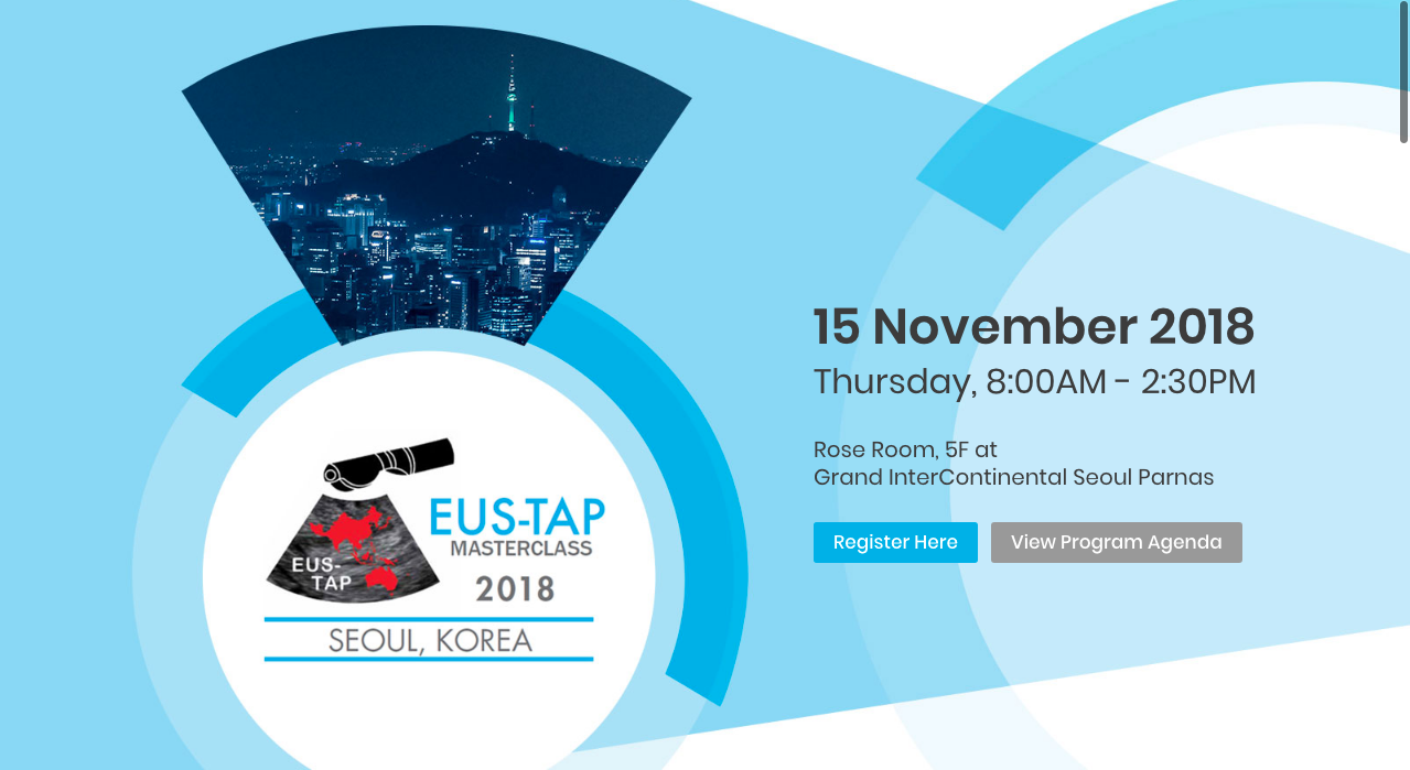 EUS-TAP Masterclass 2018 Seoul, Korea