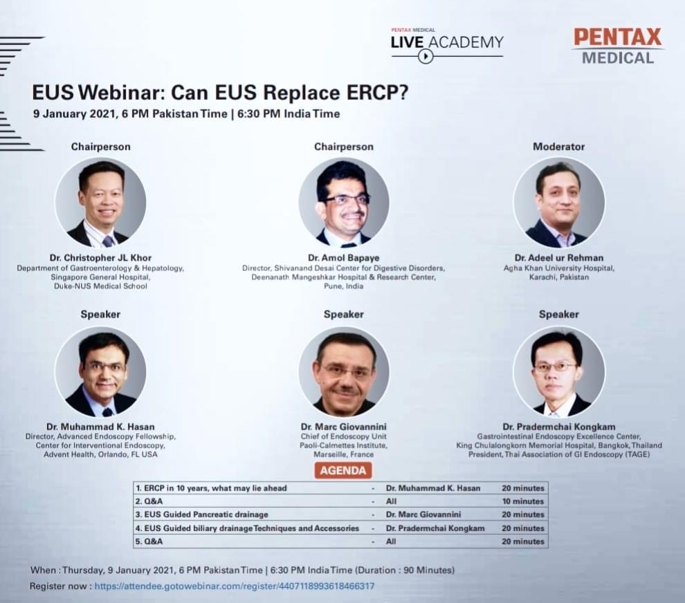 EUS Webinar: Can EUS Replace ERCP?