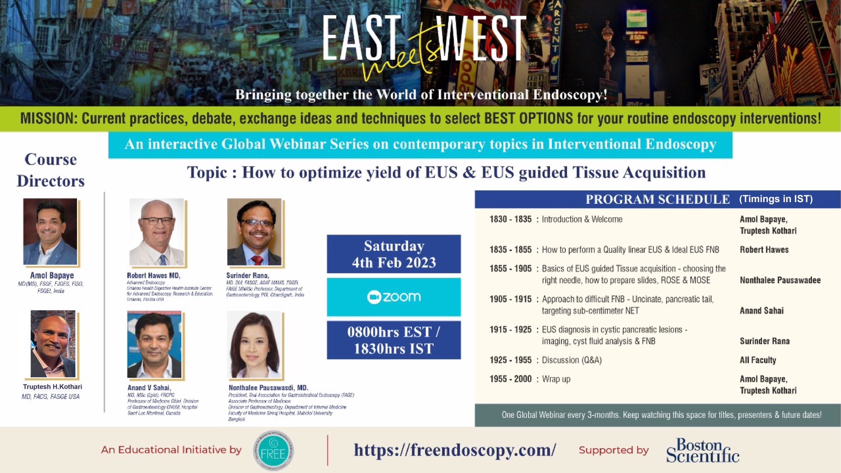 East Meets West : How to optimize yield of EUS & EUS guided Tissue Acquisition